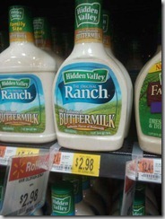 Hidden Valley Salad Dressing–$1.98