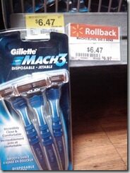 Gillette Mach 3 Razor–$4.47