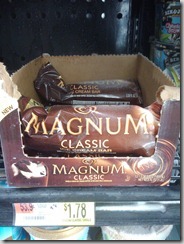 Magnum Ice Cream– 78 cents!