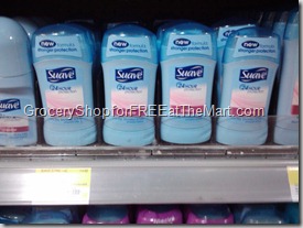 Suave Deodorant for $.47!