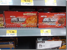 Met-Rx Big 100 Bars for $.96!