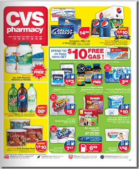 CVS Price matches from 8/14