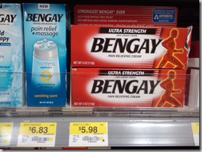 Ultra Strength Bengay for $.98!