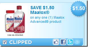 $1.50 off Maalox Advanced!
