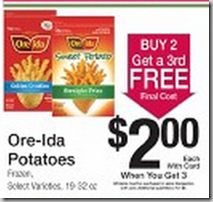 Ore Ida Potatoes for $1.33!