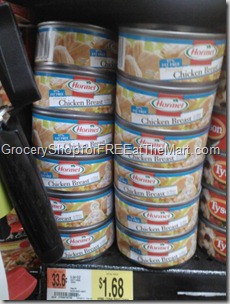 Hormel Premium Chicken Breast for $1.40!