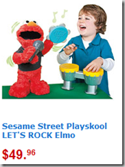 Save $8 on Sesame Street Playskool Let’s Rock Elmo!