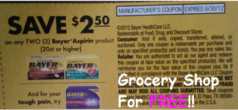 Bayer Aspirin $.97 at Walmart!