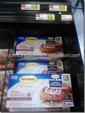 Save $1.50 on Butterball Burgers!