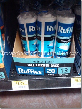 Ruffies Trash Bags Just $1.12!