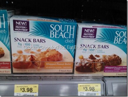 South Beach Diet Bars Just $2.98!