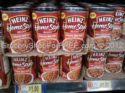 Heinz Homestyle Beans Just $.75!