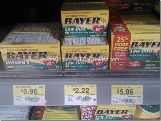 Bayer Aspirin Just $1.22!