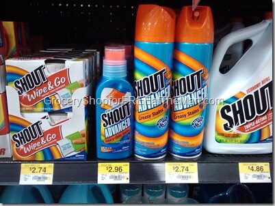 Shout Products Just $2.24!