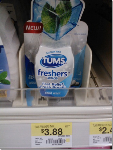 Tums Freshers Twinpack Just $2.88!