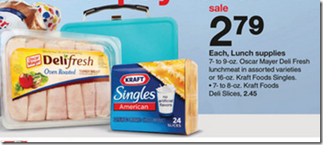 New Price Match and Coupons for Oscar Mayer Delifresh Meat and Kraft Cheese!