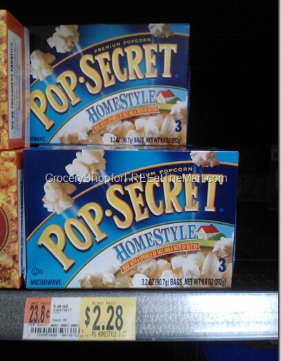Pop Secret Just $2.03 at Walmart!