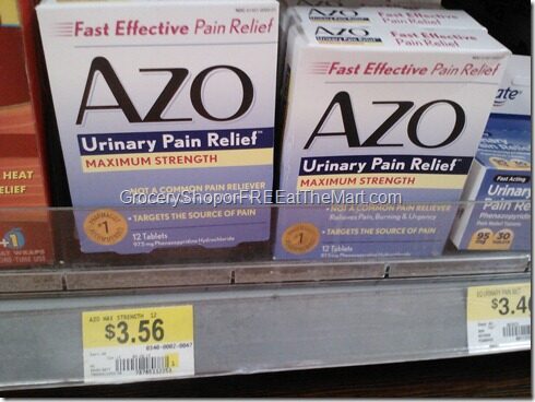 New High Dollar Coupon for Azo Urinary Pain Relief Medicine!