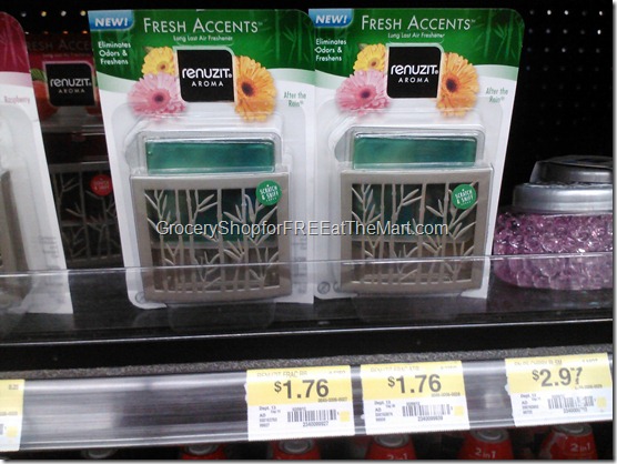 Renuzit Fresh Accents Just $1.01 at Walmart!