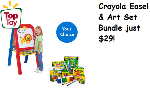 Crayola Easel & Art Set Bundle Just $29 at Walmart!