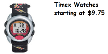 Walmart Coupon Deal: High Dollar Coupon for Timex Watches!