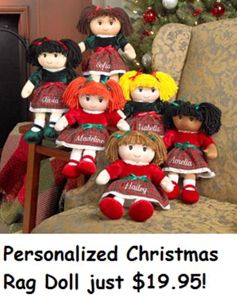 christmas rag dolls