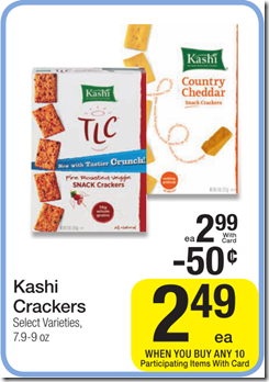 Kashi Crackers Just $1.99!