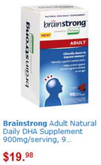 Walmart Coupon Matchup: BrainStrong Vitamins Just $16.98!