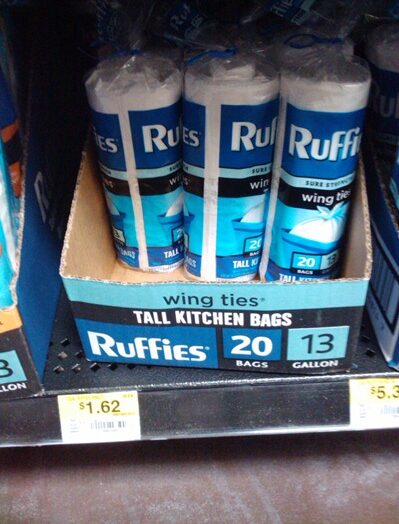 Ruffies Trash Bags Just $1.07 At Walmart!