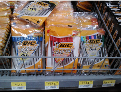 Bic Coupon & Walmart Scenario!