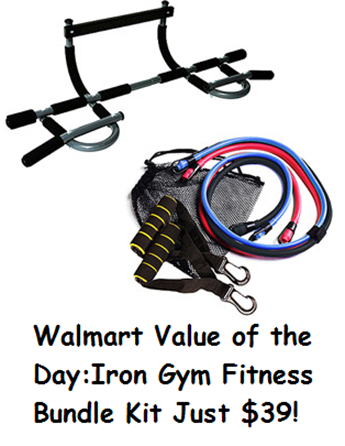 Walmart Value of the Day: Iron Gym Fitness Kit Just $39!