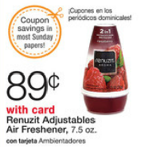 Renuzit Air Fresheners Just $.45!