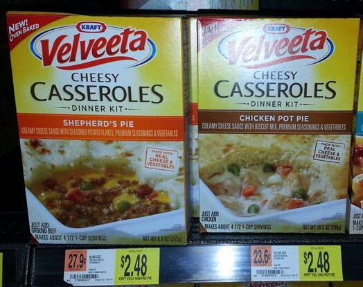 Kraft Velveeta Cheesy Casseroles Just $1.98 at Walmart!