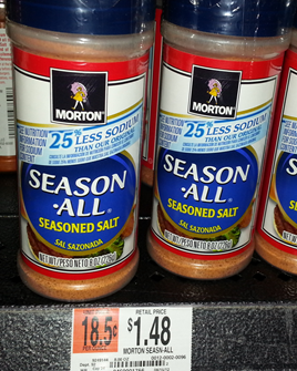 Morton Season-All Seasoned Salt $.93