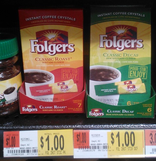 FREE Folgers Coffee and $.50 Money Maker at Walmart!