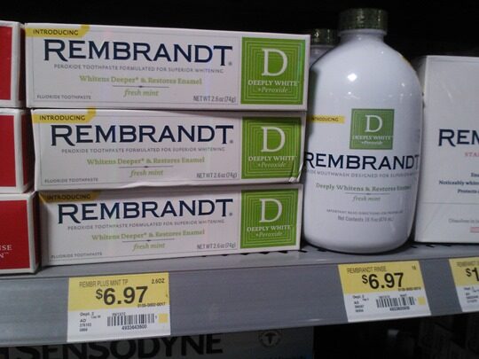 New High Dollar Coupons for Rembrandt Dental Products and Walmart Deals!