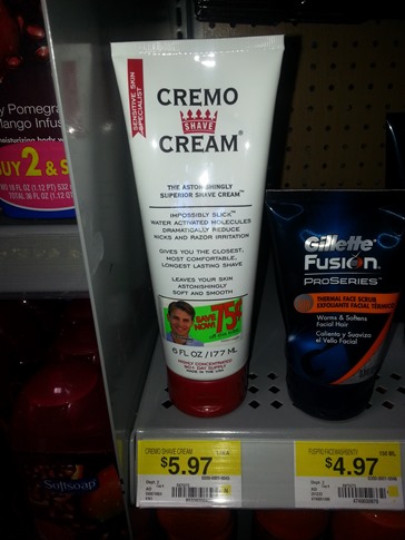 Save $1.50 on Cremo Shave Cream!