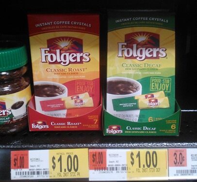 FREE Folgers with Overage!