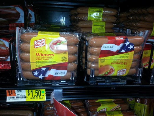 Oscar Mayer Hot Dogs at Walmart