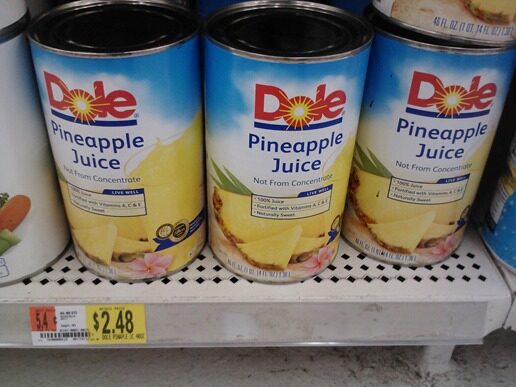 Walmart Coupon Matchup: Dole Pineapple Juice Just $2.16 a Can!