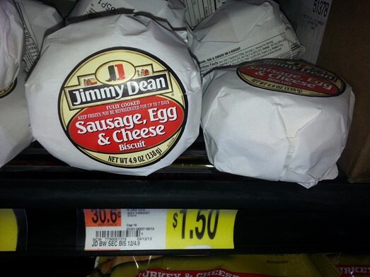 Jimmy Dean Breakfast Sandwiches Just $.50 each at Walmart!