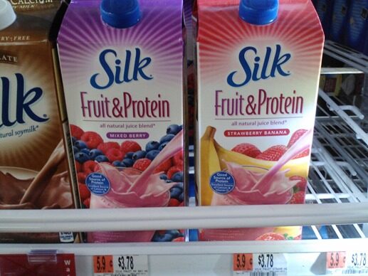 Silk Fruit & Protein Half-Gallons Just $2.78!
