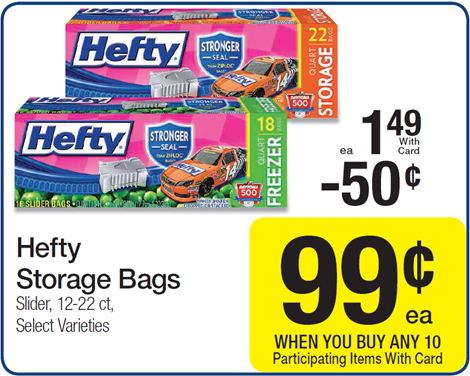 Walmart Price Match Deal: Hefty Slider Bags Just $.49!