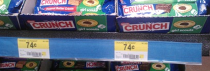 Walmart Coupon Matchup: Nestle Crunch Girl Scout Bars Just $.49!
