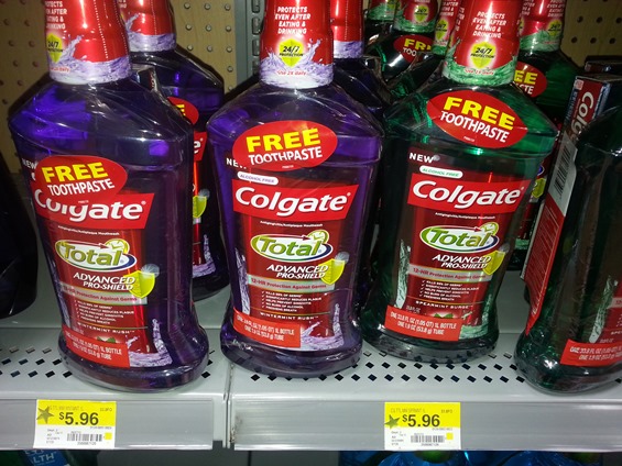 New High Dollar Coupon for Colgate Total Advanced Mouthwash and FREE Toothpaste!