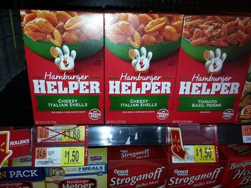 Walmart RollBack Deal: Hamburger Helper Just $1.30!