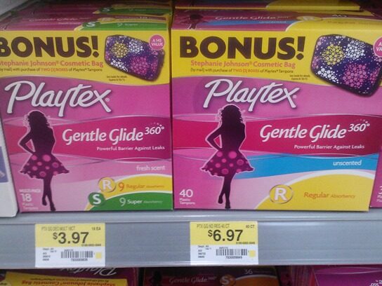 Walmart Coupon Matchup: New High Dollar Coupon for PlayTex Gentle Glide Tampons