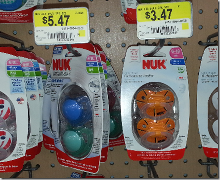 Nuk Pacifiers Just $.74 Each at Walmart!