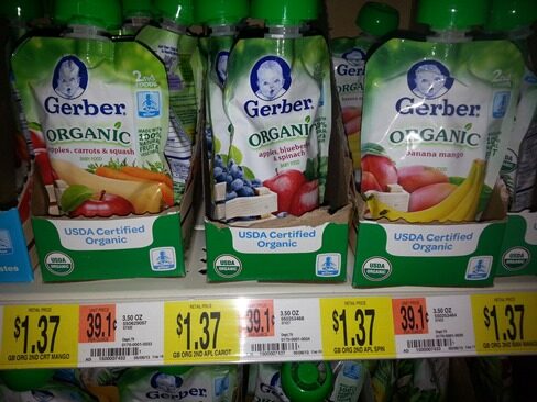 Gerber Organic Baby Food for Just a Buck!