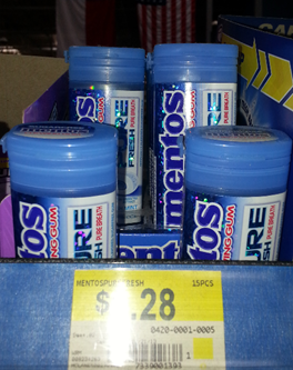 Walmart Coupon Matchup:  Mentos Gum Bottles Just $.28